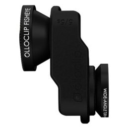 Olloclip Fisheye/Wide Angle/Macro Lens - 3-In-1 Photo Lens for iPhone 5/5S - Black/Lavender/Mint Green - OCEU-IPH5-L1BK-SBK-2
