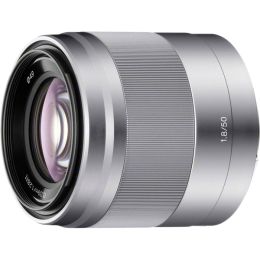 Sony SEL-50F18 - 50 mm - f/1.8 - Medium Telephoto Fixed Lens for E-mount - 49 mm Attachment - 0.16x Magnification - 2.4 Diameter